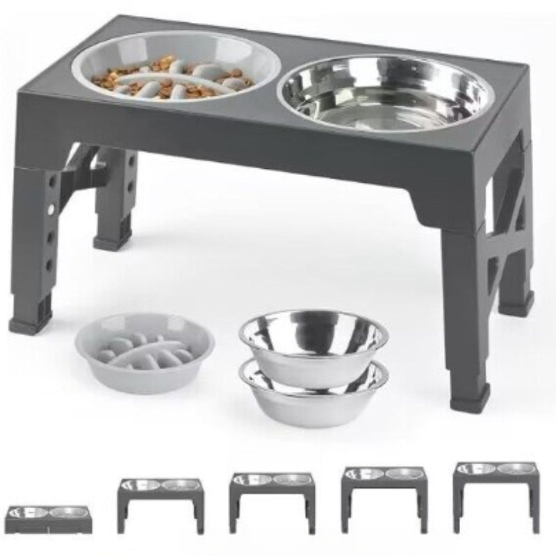 Elevated Dog Feeding Bowl Neck Protection, Anti-Tip