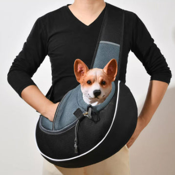 Portable Crossbody Pet Carrier Bag for Dogs and Cats