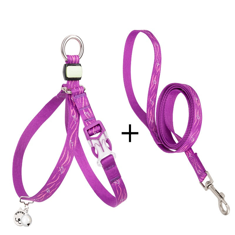 Chest Strap Pet Harness with Bell Small Dogs & Cats