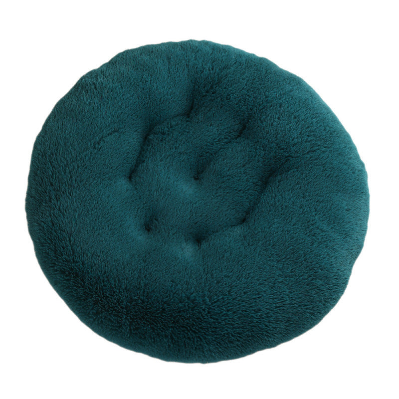 Round Plush Pet Bed Warm Dog & Cat House