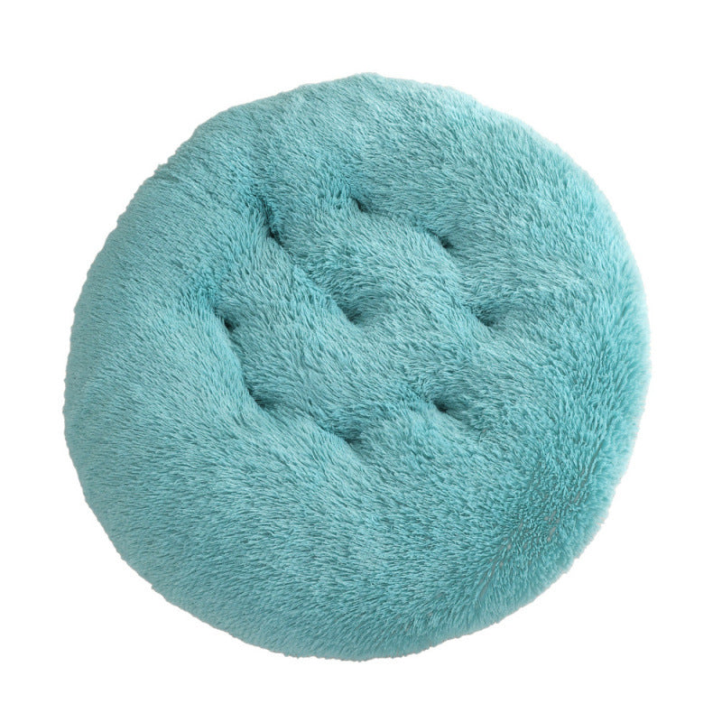 Round Plush Pet Bed Warm Dog & Cat House