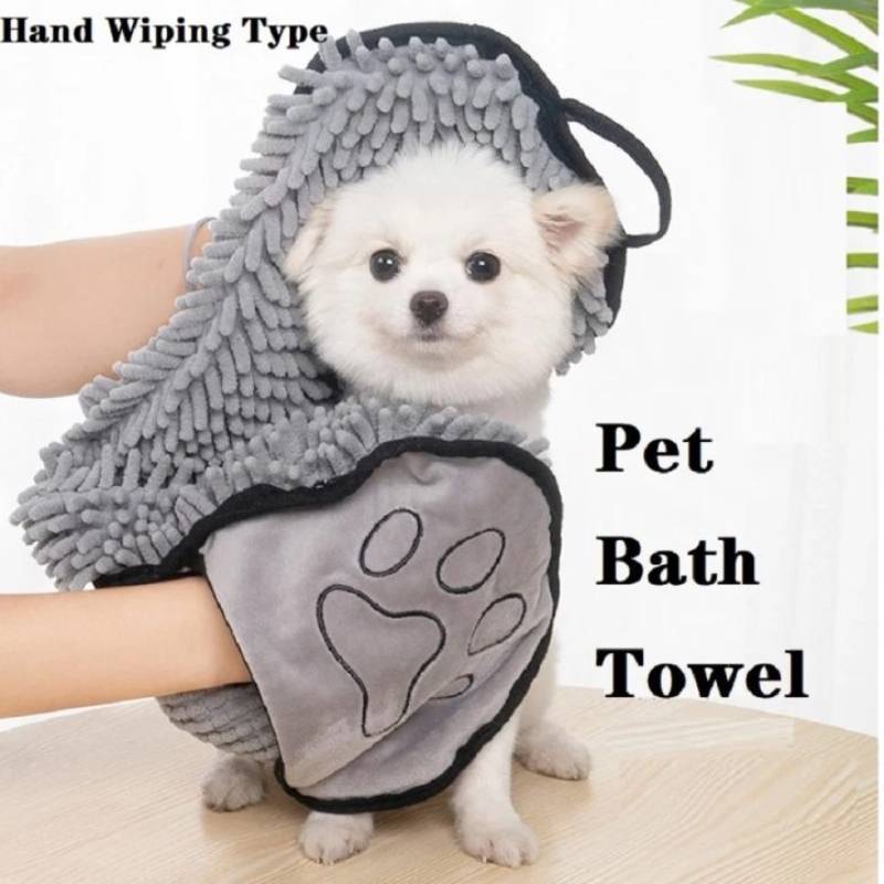 Quick-Dry Pet Bath Towel – Soft, Absorbent & Durable