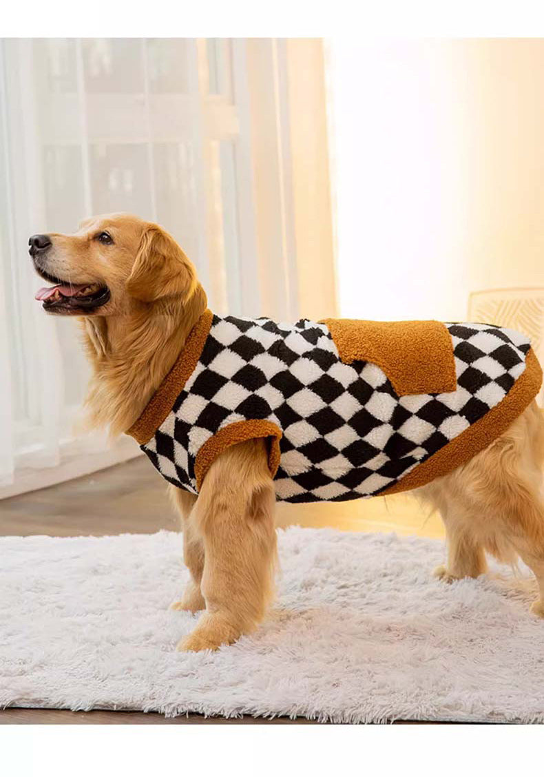 Fluffy Cotton-Padded Dog Jacket Autumn & Winter