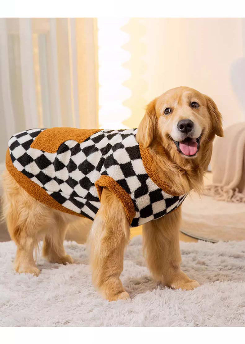 Fluffy Cotton-Padded Dog Jacket Autumn & Winter