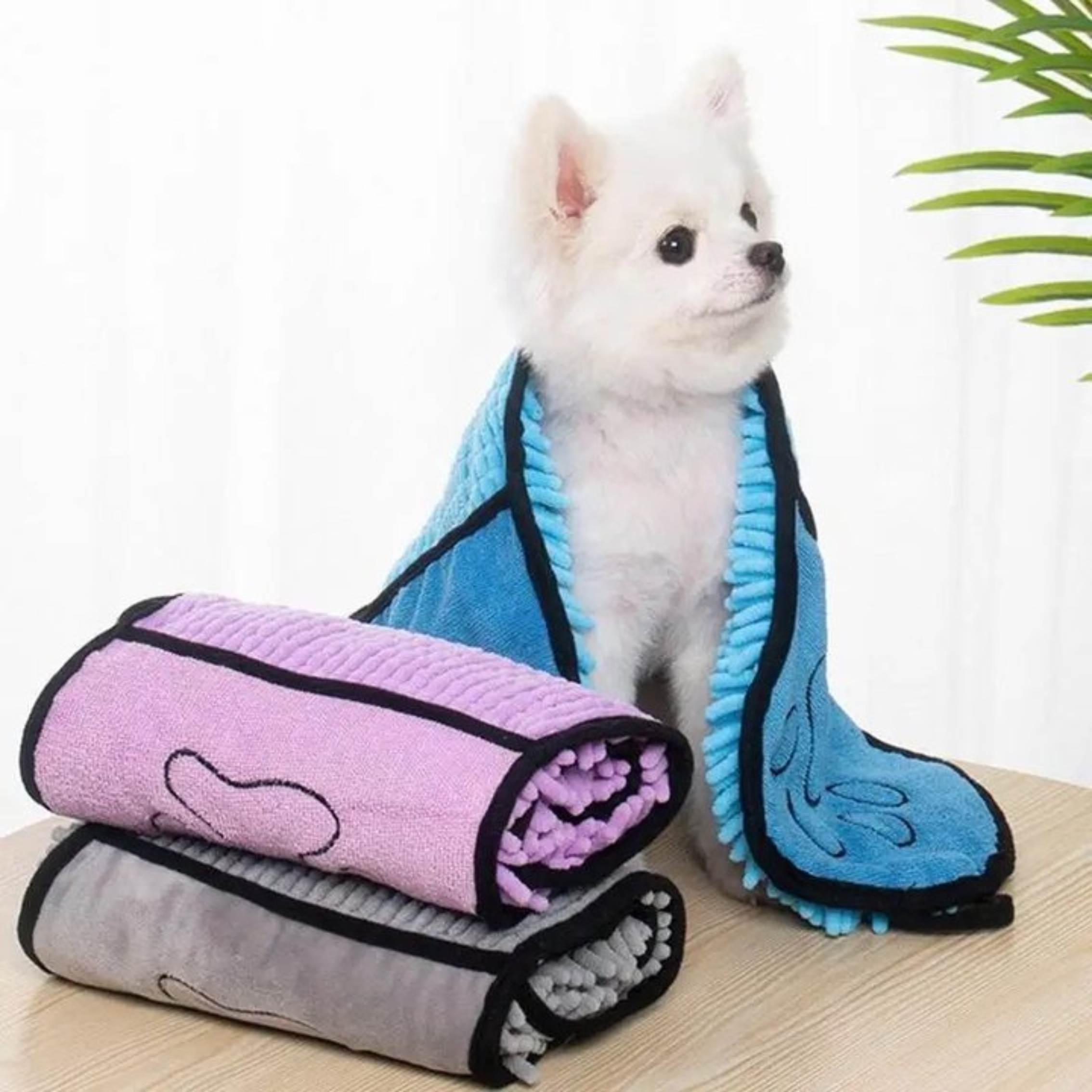 Quick-Dry Pet Bath Towel – Soft, Absorbent & Durable