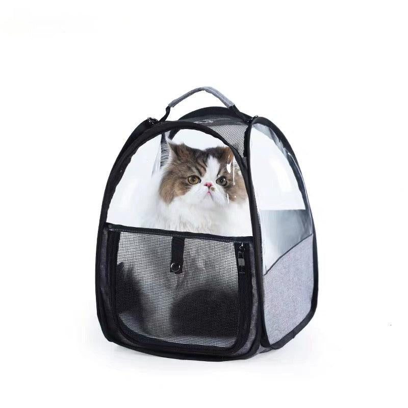 Transparent Foldable Cat Carrier Handbag