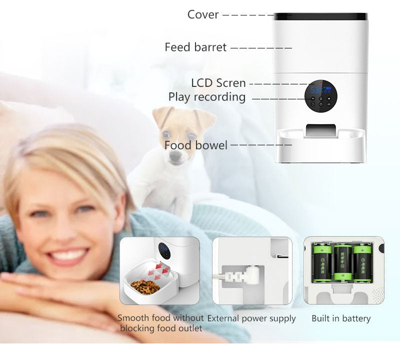 WiFi Automatic Feeder for Cats & Dogs