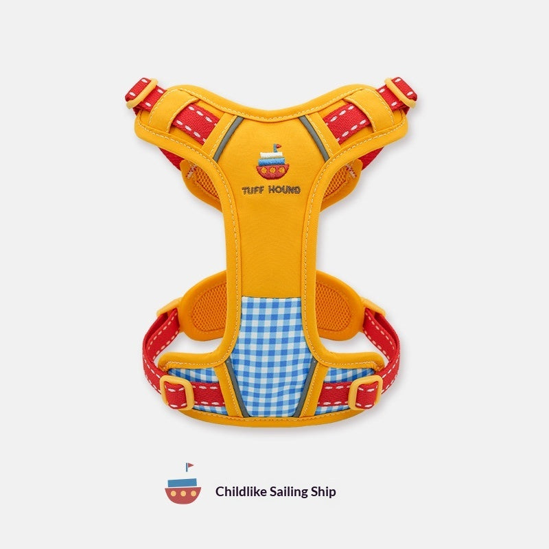 Vest-Style Pet Harness with Leash Small & Medium Dogs