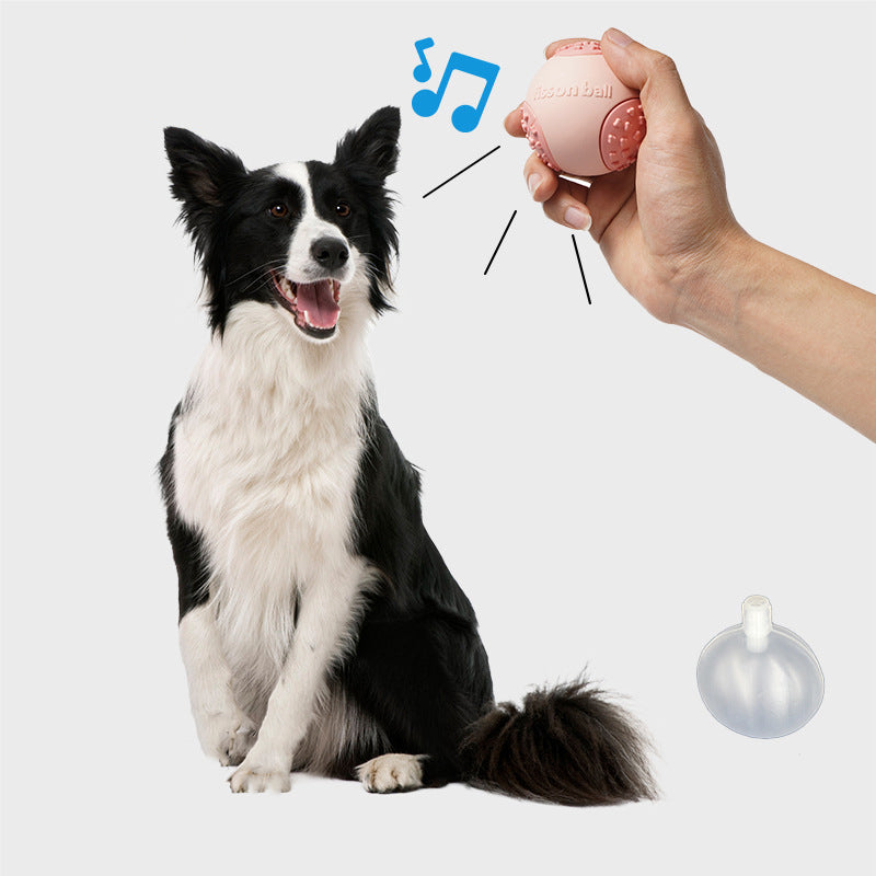 Durable Rolling Dog Ball Toy Motion Activated