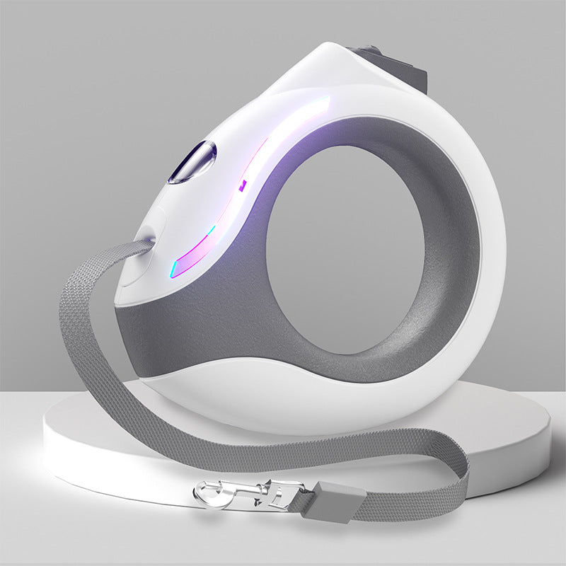 LED Automatic Retractable Dog Leash – Night Use