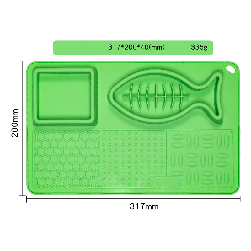 Multifunction Slow Feeder & Licking Mat for Pets