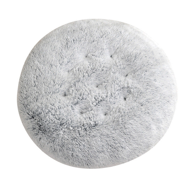Round Plush Pet Bed Warm Dog & Cat House
