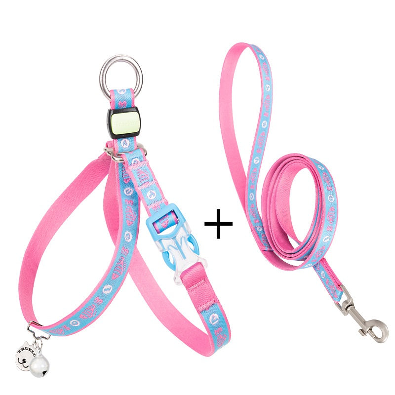 Chest Strap Pet Harness with Bell Small Dogs & Cats