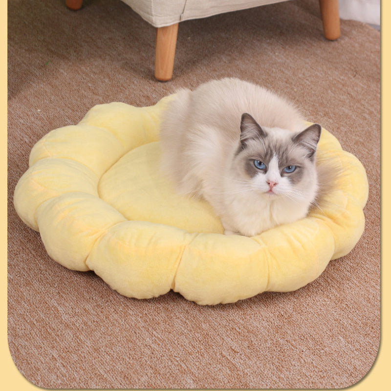 50x50cm Double-Sided Plush Pet Bed Soft & Cozy
