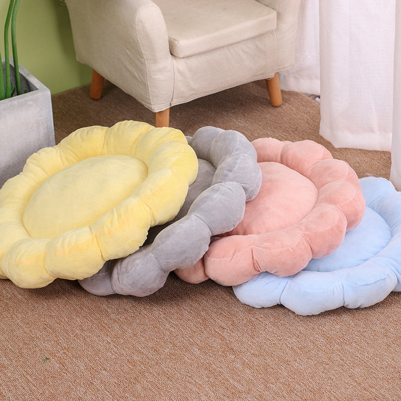 50x50cm Double-Sided Plush Pet Bed Soft & Cozy