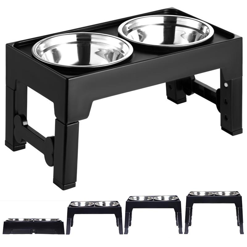 Elevated Dog Feeding Bowl Neck Protection, Anti-Tip