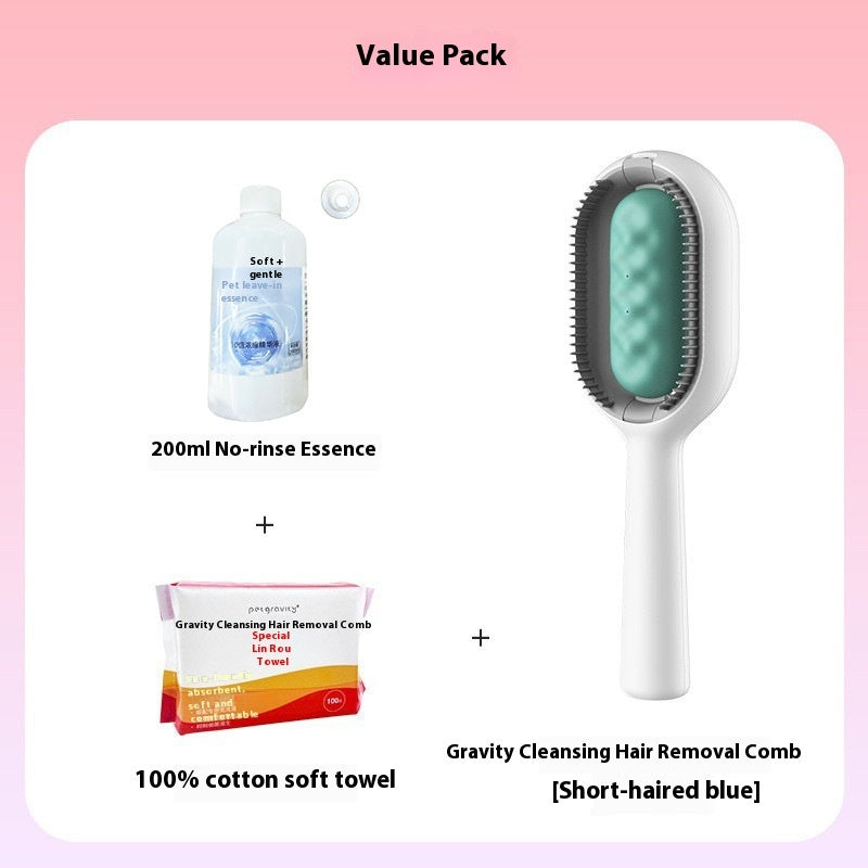 Pet Dematting Brush – Dog & Cat Hair Remover