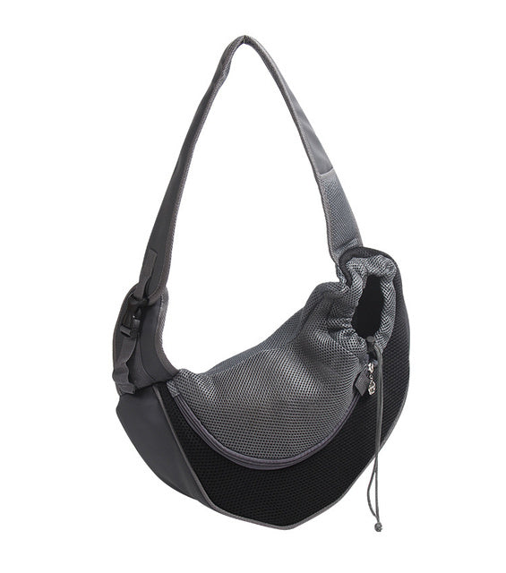 Outdoor Mesh Pet Carrier Shoulder Sling Bag