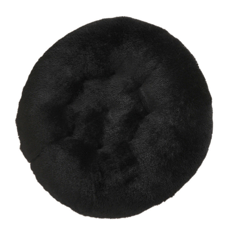 Round Plush Pet Bed Warm Dog & Cat House