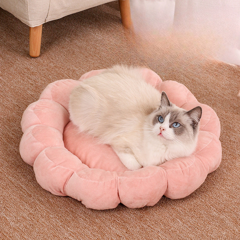 50x50cm Double-Sided Plush Pet Bed Soft & Cozy