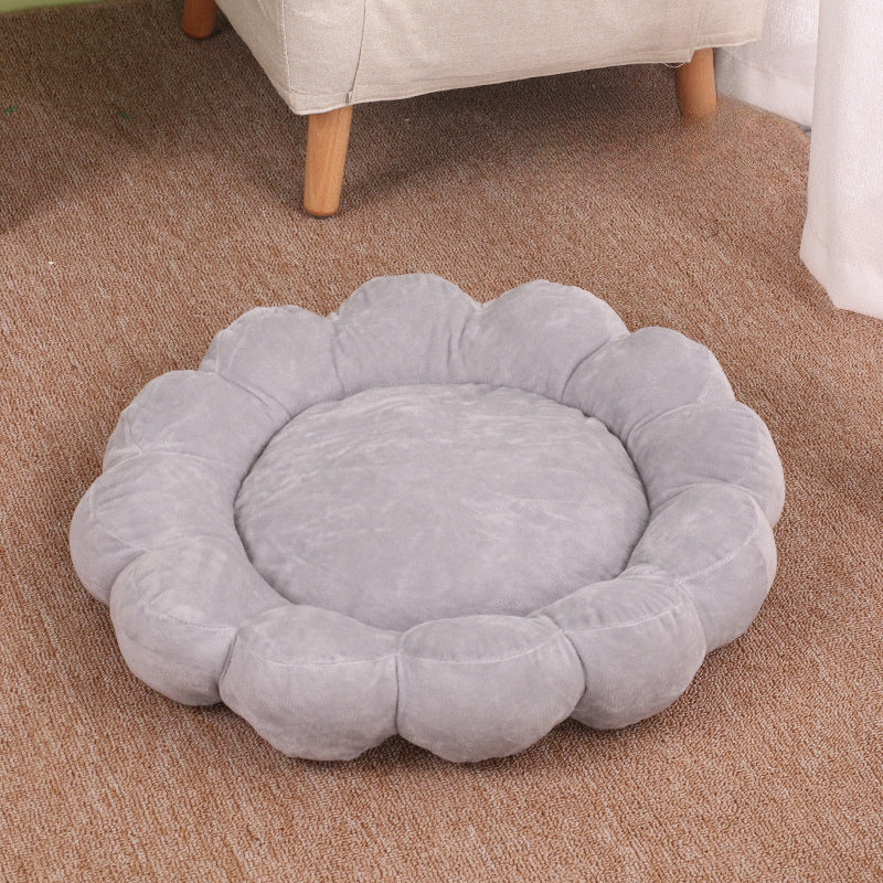 50x50cm Double-Sided Plush Pet Bed Soft & Cozy