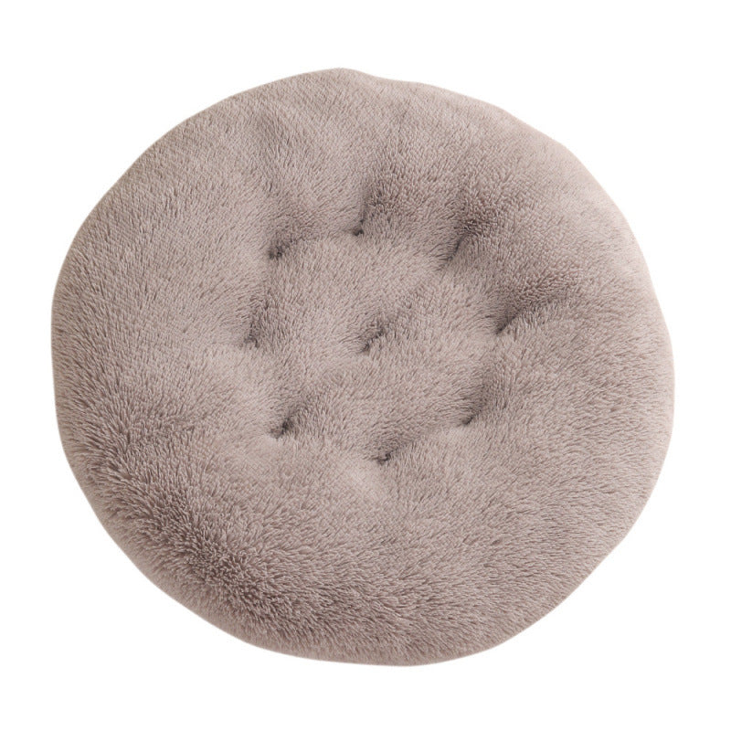 Round Plush Pet Bed Warm Dog & Cat House