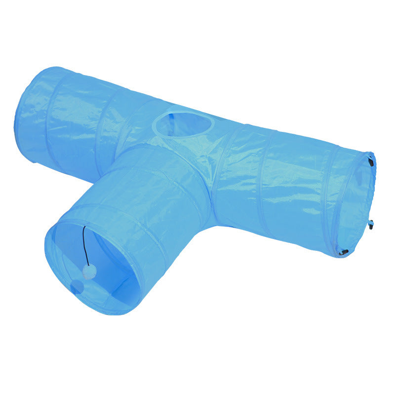Foldable Cat Tunnel & Climbing Path Toy