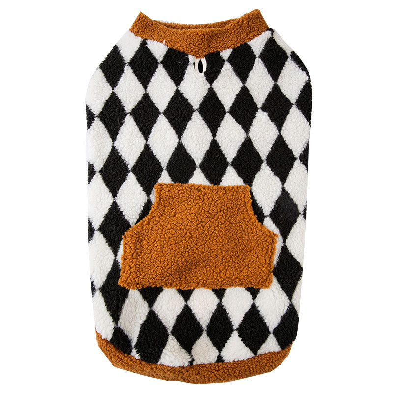 Fluffy Cotton-Padded Dog Jacket Autumn & Winter