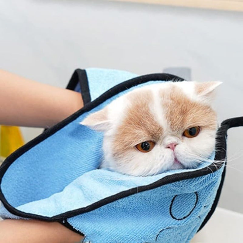 Quick-Absorb Pet Bath Towel – For Dogs & Cats
