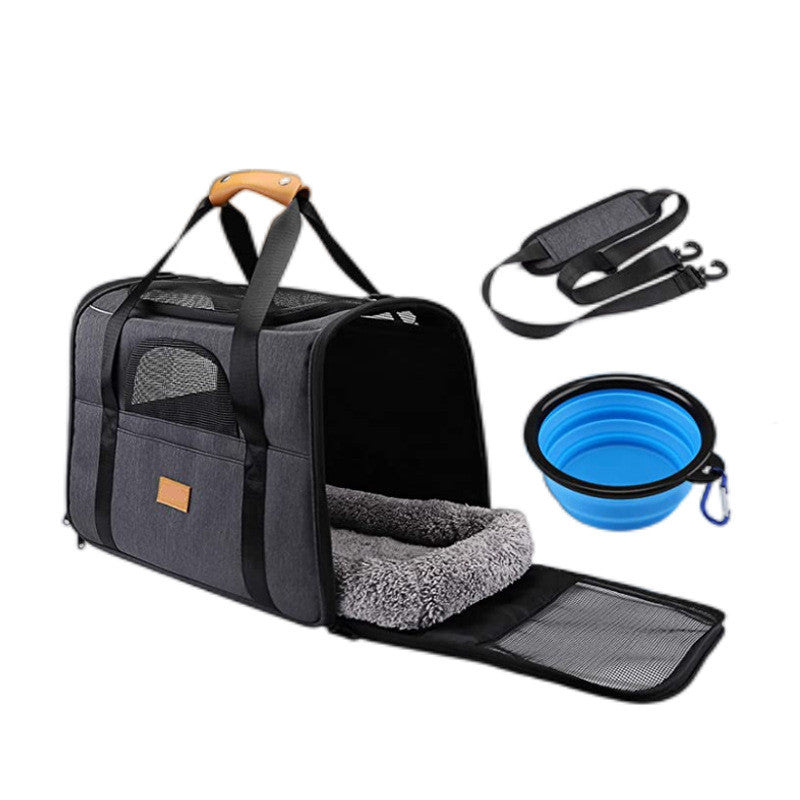 Folding Breathable Travel Pet Carrier Bag