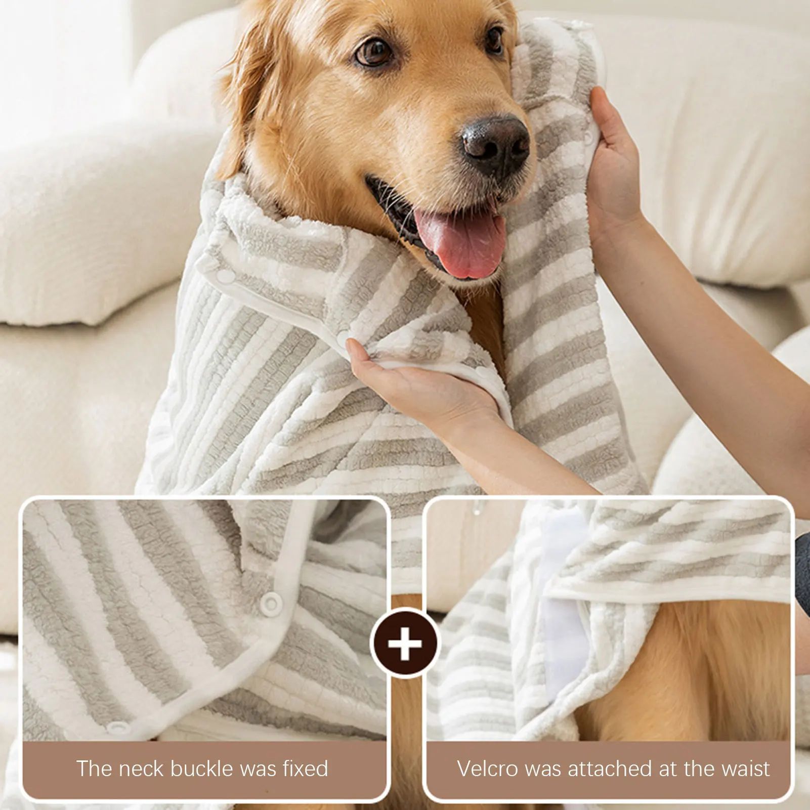 Ultra-Absorbent Quick-Dry Dog Bath Towel – Thickened