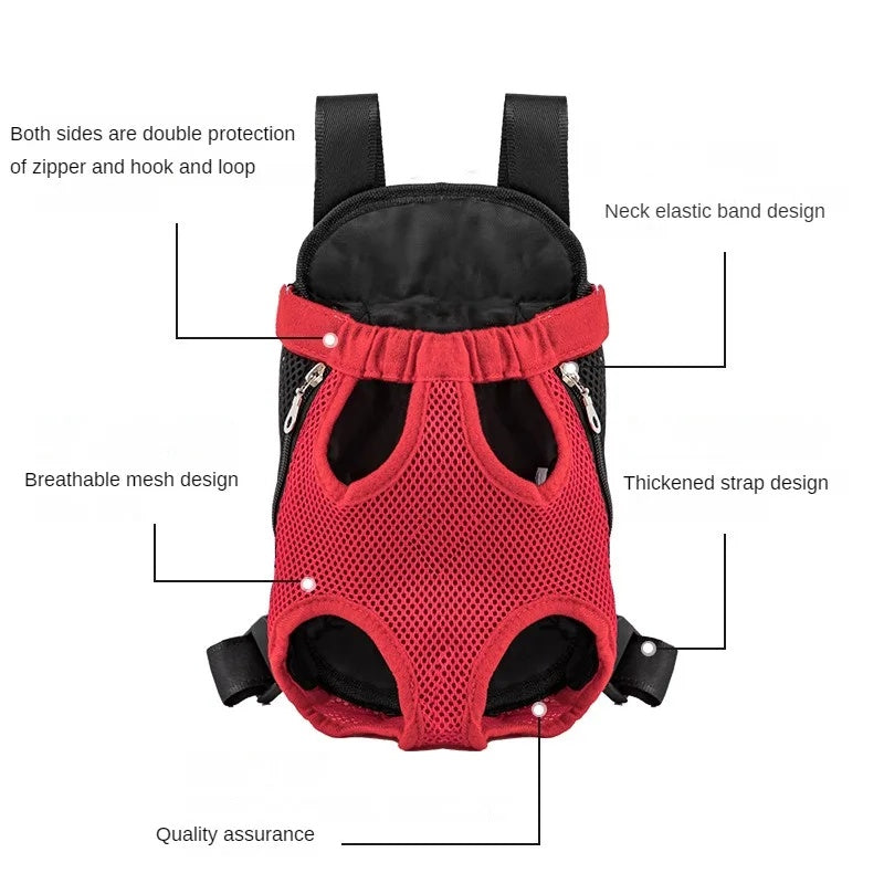 Breathable Pet Carrier Backpack for Small Dogs