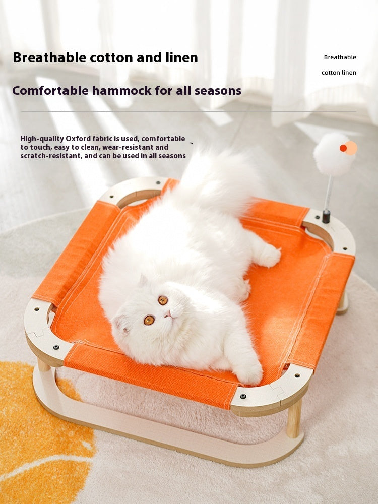 Minimalist Washable Cat Hammock Home Use