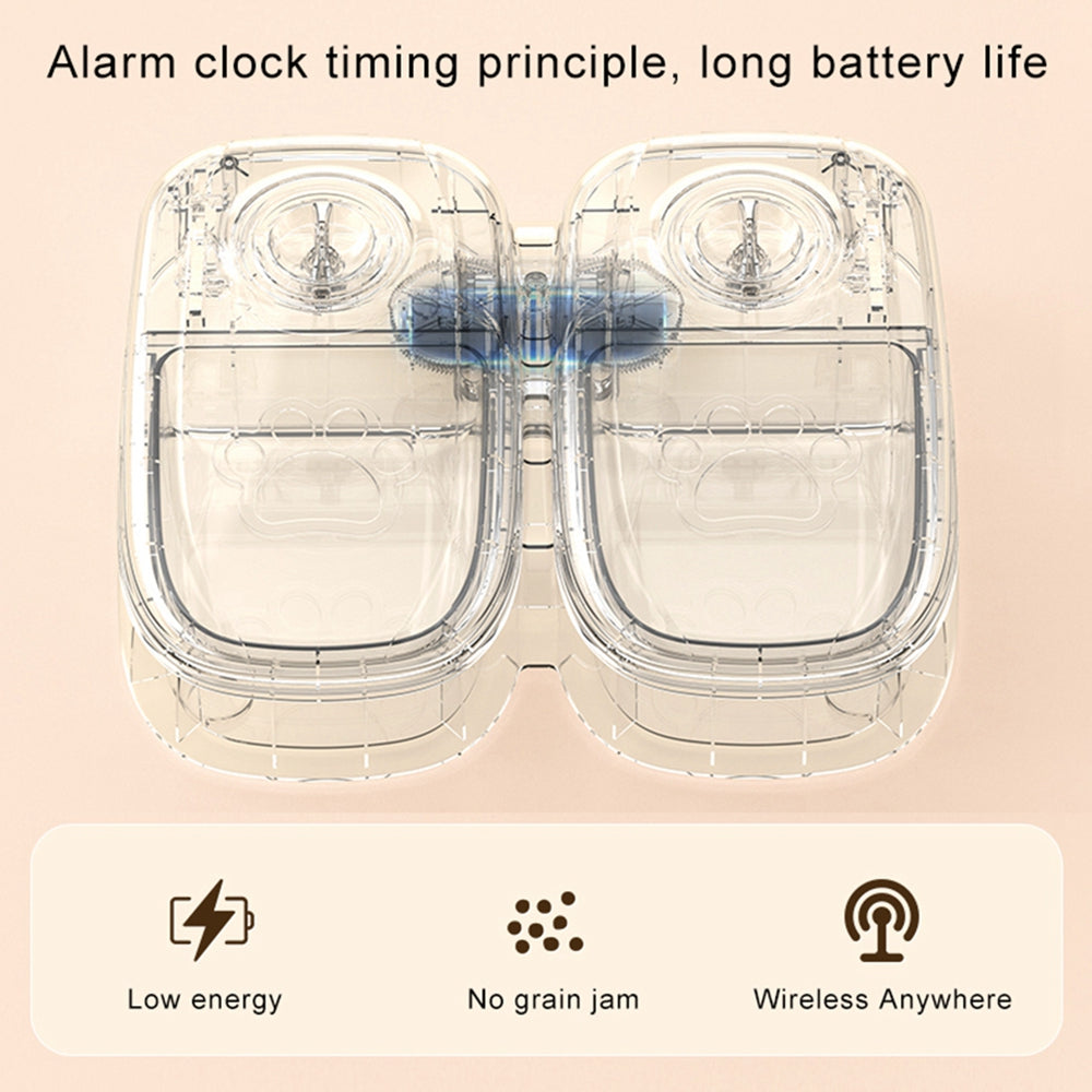 Smart Automatic Pet Feeder with Timer & Stainless Bowl