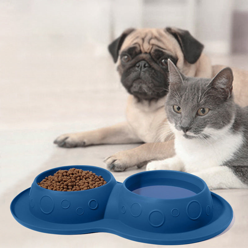 Non-Slip Waterproof Silicone Pet Feeding Mat – 2-in-1